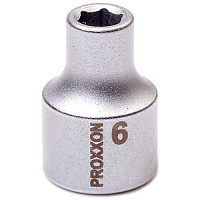 3/8" торцевая головка шестигранник, 6 мм Proxxon (23500)