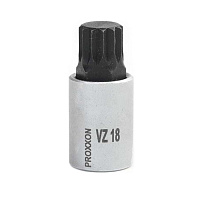 1/2" головка с 12-ти зубцовой звездочкой для XZN болтов, 55 мм, VZ  18 Proxxon (23329)
